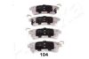 ASHIKA 51-01-104 Brake Pad Set, disc brake